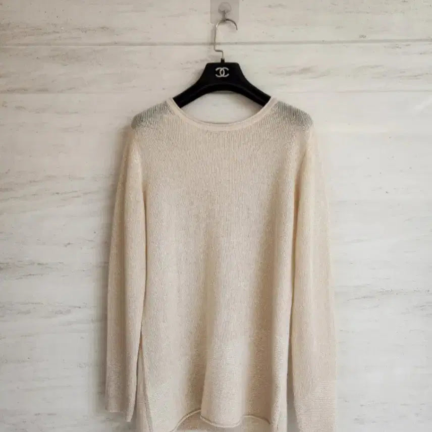 [BUNJANG] GOBI Metallic Cashmere Knit Sweater / GOBI 고비 메탈릭 케시미어 니트 S사이즈