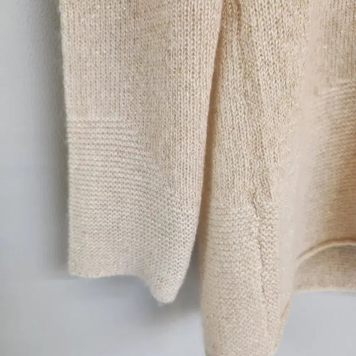 [BUNJANG] GOBI Metallic Cashmere Knit Sweater / GOBI 고비 메탈릭 케시미어 니트 S사이즈