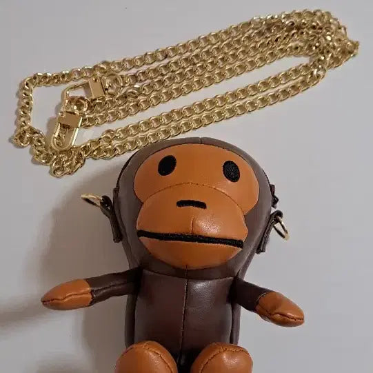 [BUNJANG] BAPE Milo Friends Mini Shoulder Bag Brown / 베이프 마일로 프렌즈 미니 숄더백 브라운