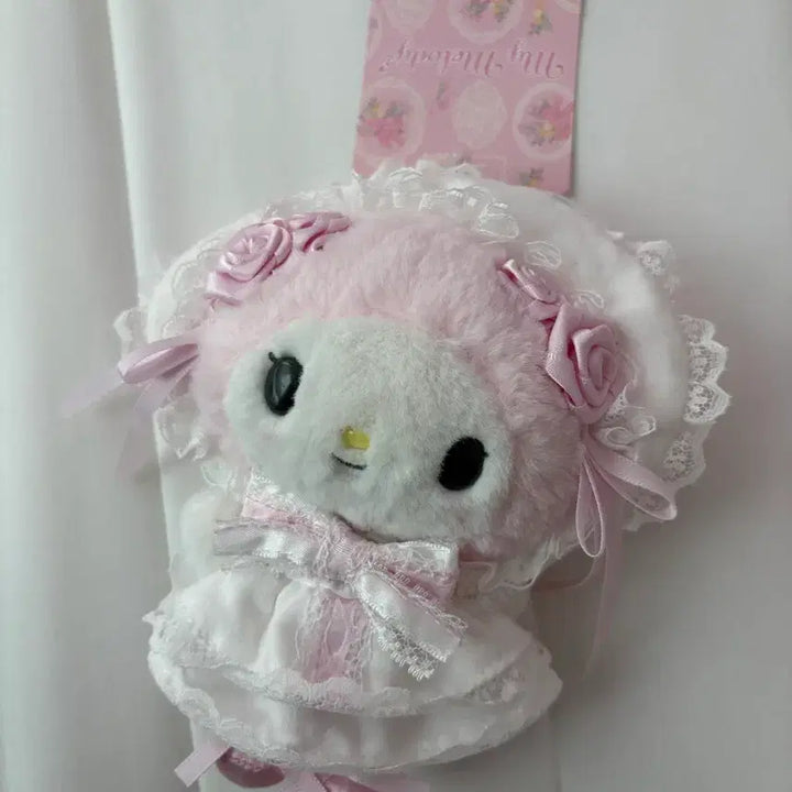 [BUNJANG] My Melody White Frill Mascot / 마이멜로디 화이트프릴 마스코트