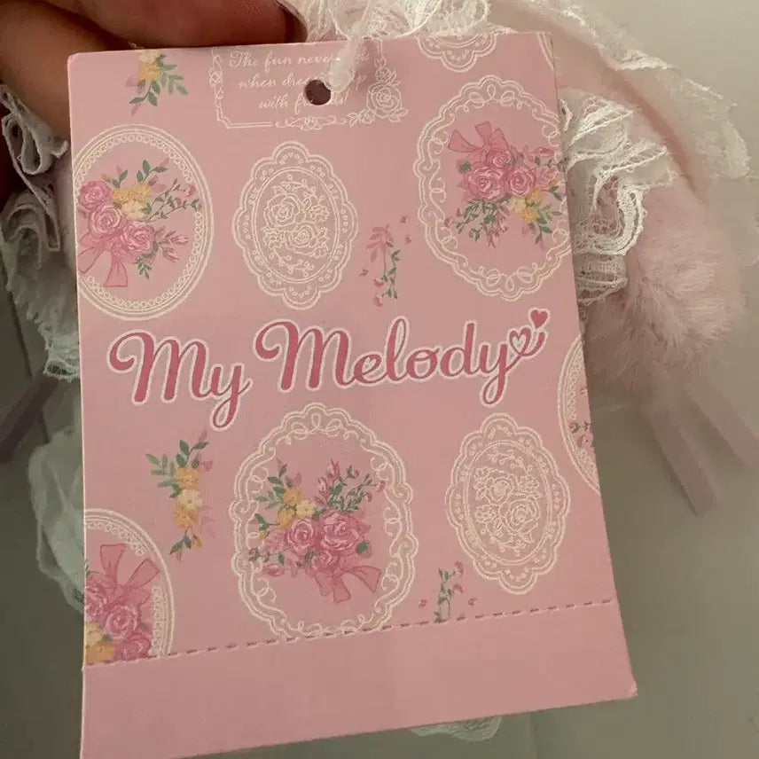[BUNJANG] My Melody White Frill Mascot / 마이멜로디 화이트프릴 마스코트