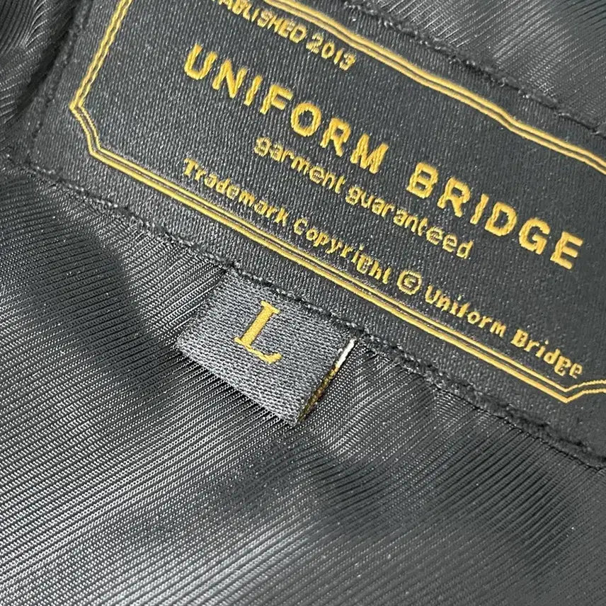 [BUNJANG] Uniform Bridge Padded Check Shirt / 유니폼브릿지 패디드 체크셔츠 블루블랙 L