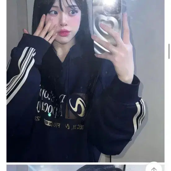 [BUNJANG] Nerdy Apocalypse Hoodie Navy / 널디 아포칼립스 후드티 네이비