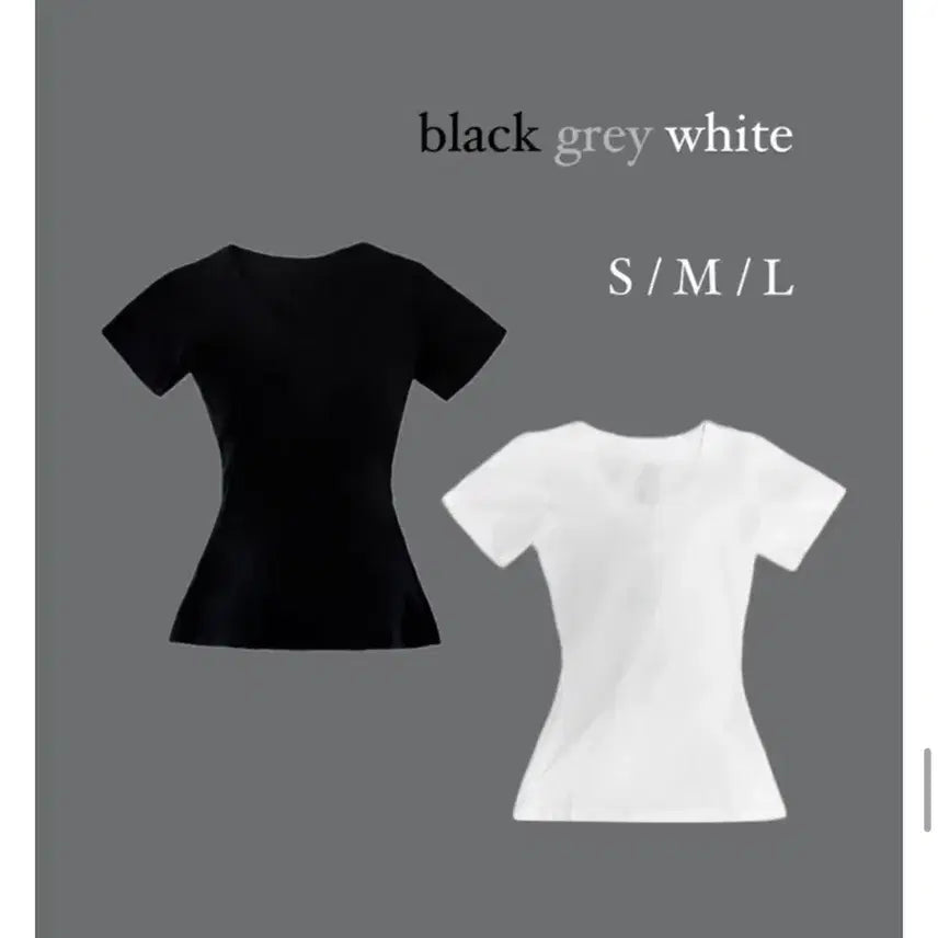 [BUNJANG] Avely V-Neck Short Sleeve T-shirt / (새상품)에이블리 브이넥 반팔티