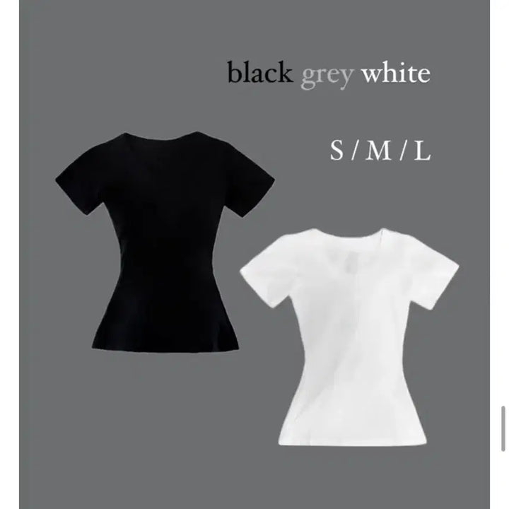 [BUNJANG] Avely V-Neck Short Sleeve T-shirt / (새상품)에이블리 브이넥 반팔티