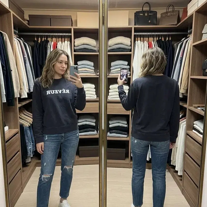 [BUNJANG] Sandro Reveur Navy Sweatshirt / Sandro Reveur 맨투맨 네이비95