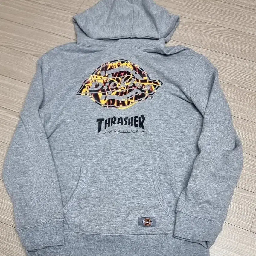 [BUNJANG] Dickies x Thrasher Collaboration Hoodie Gray (100-105) / 디키즈x트레셔 콜라보 후드티 그레이(100-105)