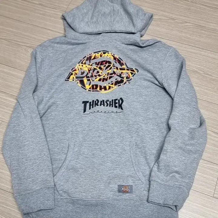 [BUNJANG] Dickies x Thrasher Collaboration Hoodie Gray (100-105) / 디키즈x트레셔 콜라보 후드티 그레이(100-105)