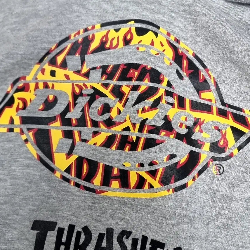 [BUNJANG] Dickies x Thrasher Collaboration Hoodie Gray (100-105) / 디키즈x트레셔 콜라보 후드티 그레이(100-105)