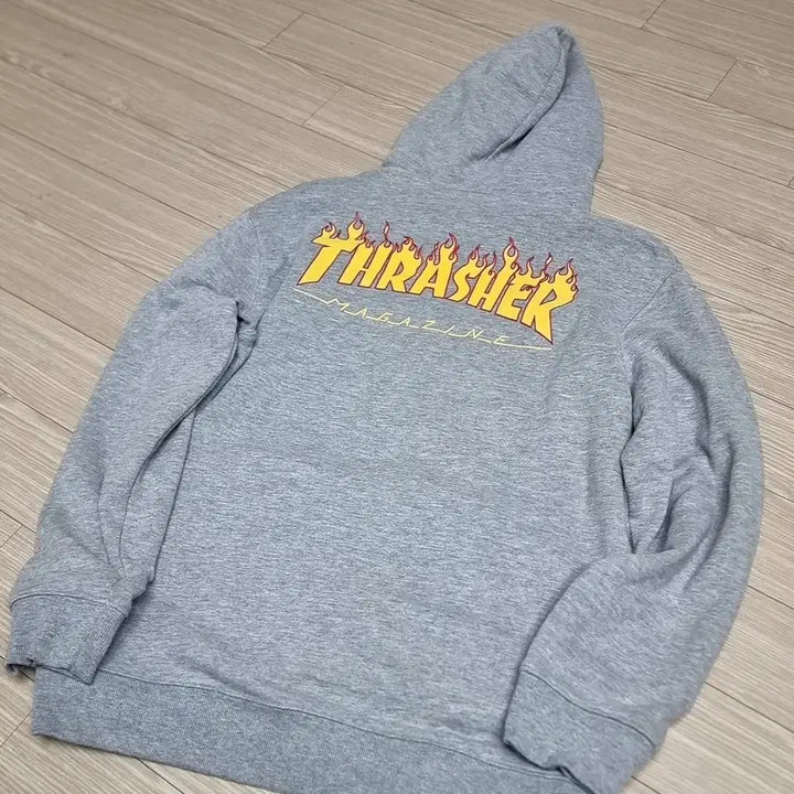 [BUNJANG] Dickies x Thrasher Collaboration Hoodie Gray (100-105) / 디키즈x트레셔 콜라보 후드티 그레이(100-105)