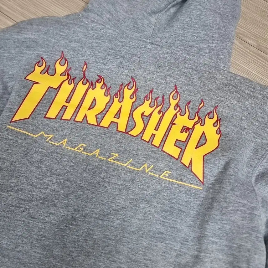 [BUNJANG] Dickies x Thrasher Collaboration Hoodie Gray (100-105) / 디키즈x트레셔 콜라보 후드티 그레이(100-105)