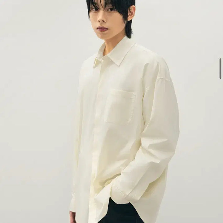 [SOLD OUT] (M) 드로우핏 페이퍼 코튼 오버핏 셔츠 [LEMON] 판매