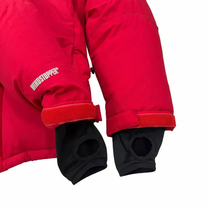 [BUNJANG] The North Face Himalaya Summit Windstopper Down Parka Red (M) / 노스페이스 대장급 히말라야 써밋 윈드스토퍼 패딩 파카 레드 M 95