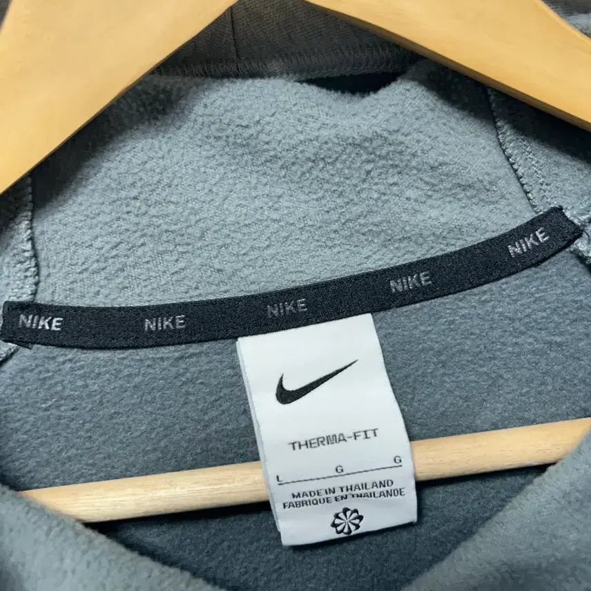 [SOLD OUT] 나이키 회색 형광색 후드티 L