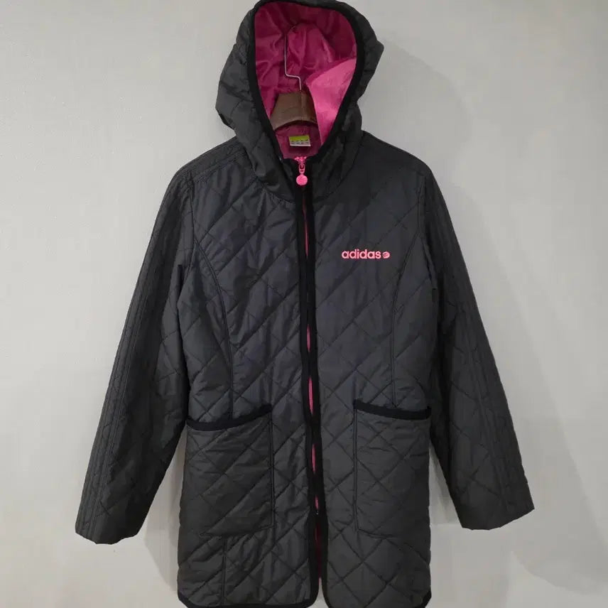 [BUNJANG] Adidas Neo Quilted Hooded Jacket - S / 아디다스 네오 퀼팅 후드 자켓 S