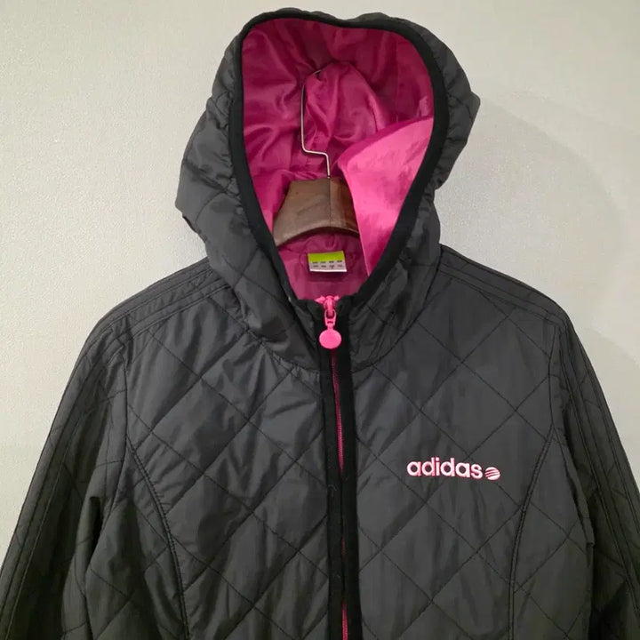 [BUNJANG] Adidas Neo Quilted Hooded Jacket - S / 아디다스 네오 퀼팅 후드 자켓 S