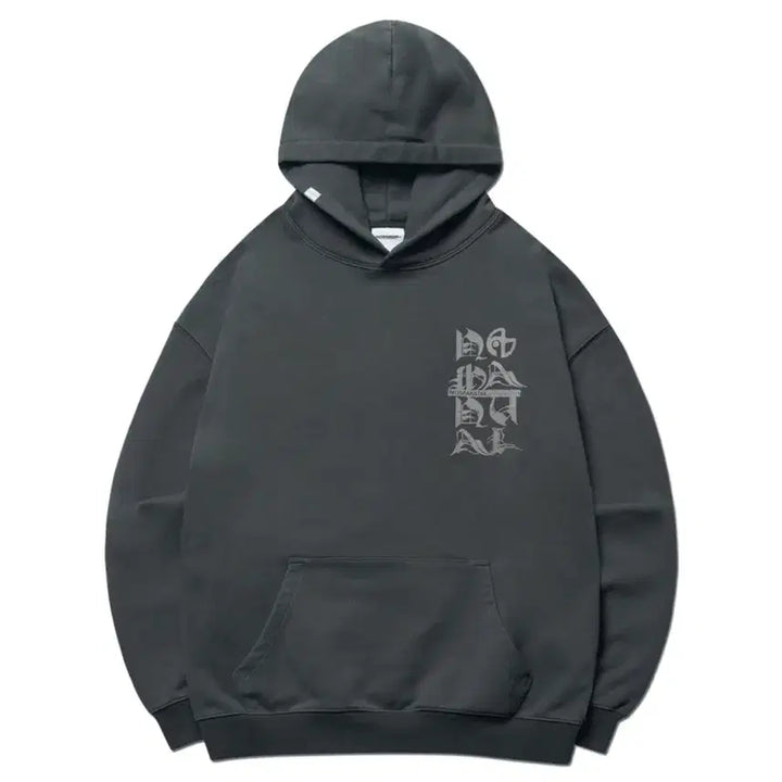 [SOLD OUT] (L) 노매뉴얼 BLACK LETTER HOODIE 후드티 판매