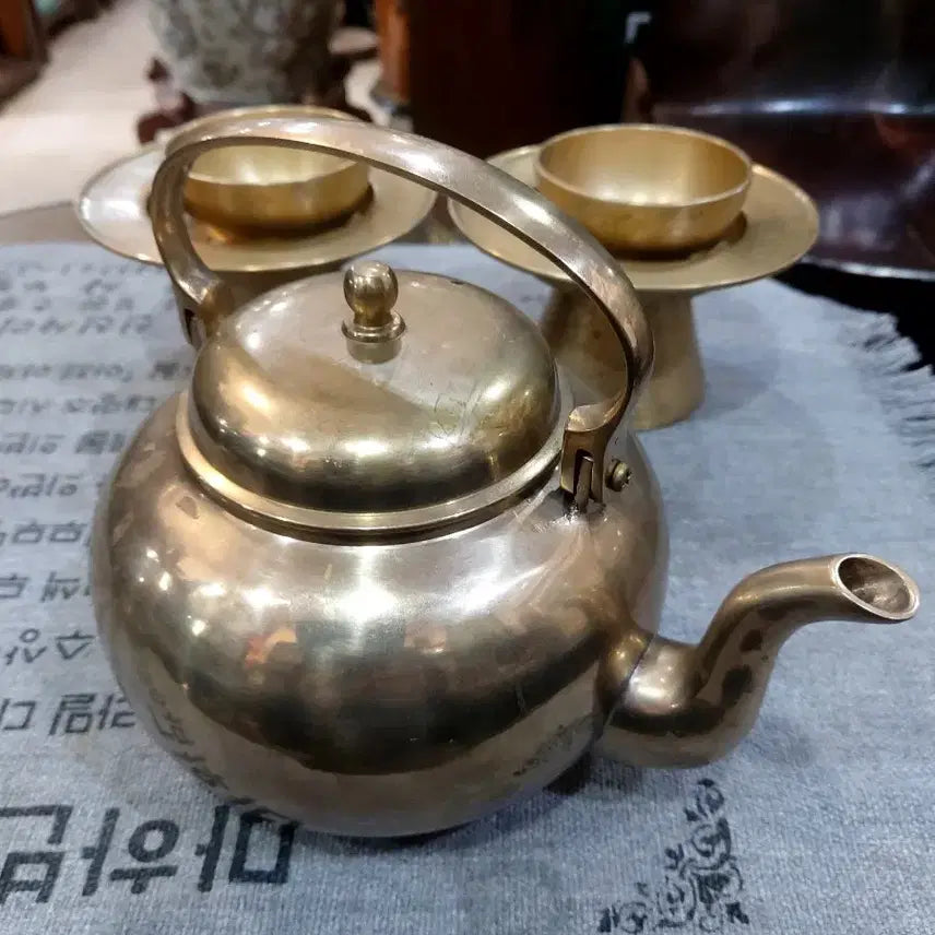 [BUNJANG] Antique Bronze Teapot and Others / 놋주전자 외 3점