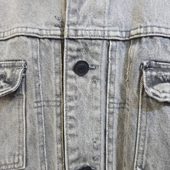 [BUNJANG] AllSaints Washed Denim Jacket Gray / 올세인츠 워싱 데님 자켓 그레이