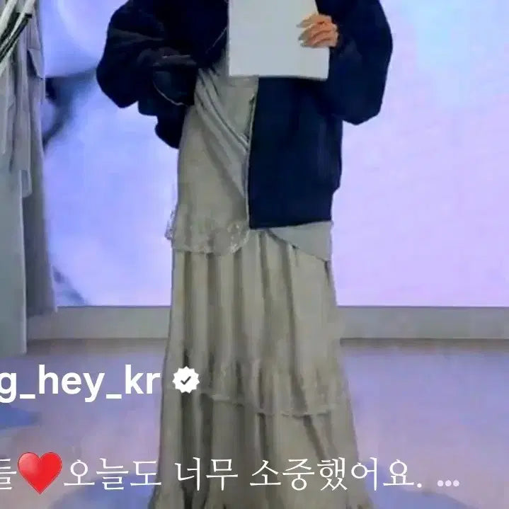 [BUNJANG] Fackthenald Unspoken Hit Skirt (Gray) / 팩더널드_ 언스포큰 히트 스커트 (gray)
