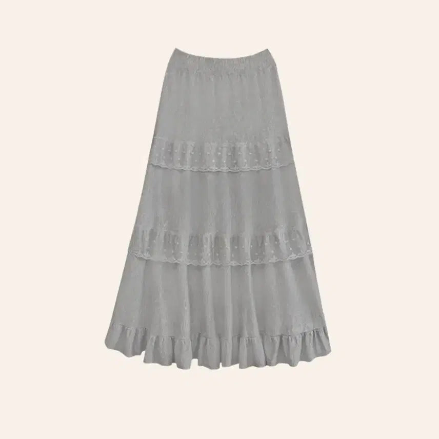 [BUNJANG] Fackthenald Unspoken Hit Skirt (Gray) / 팩더널드_ 언스포큰 히트 스커트 (gray)
