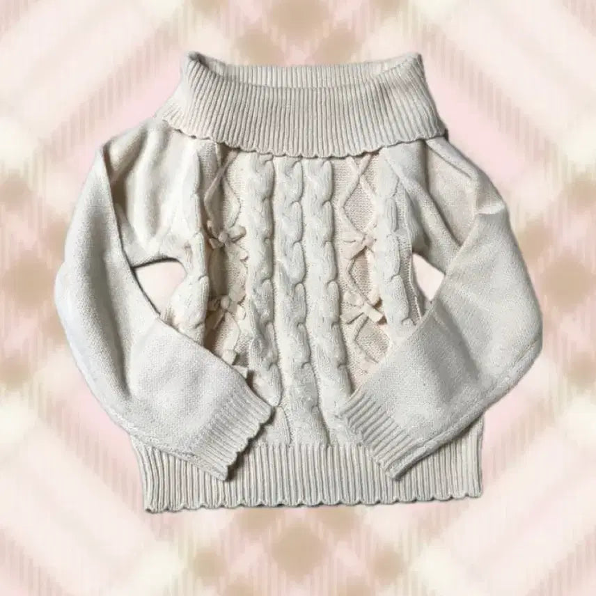 [BUNJANG] Penderie Liz Lisa Pink Ribbon Off-shoulder Top / penderie 리즈리사 핑크 리본 오프숄더 라떼 히메 갸루 러블리 로걀