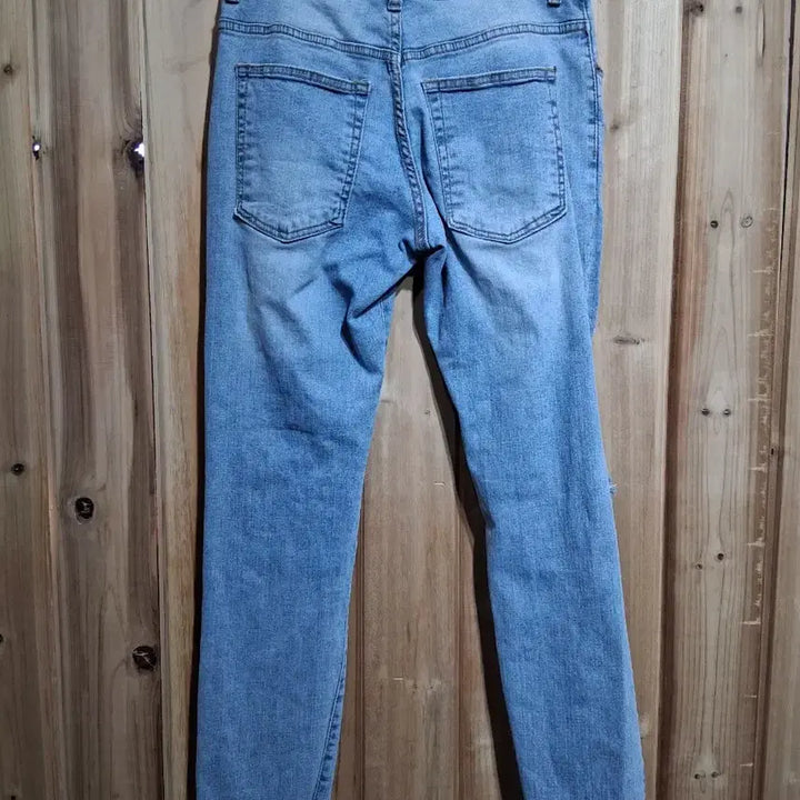 [BUNJANG] Damage Wash Jeans (S) / 데미지 워싱 청바지(S)