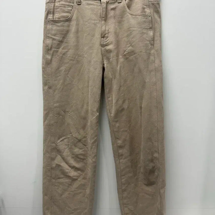 [BUNJANG] Atelien Nine Beige Cotton Pants / [만원 아라비아빈티지]아뜰리엔 나인 베이지 면 팬츠 M