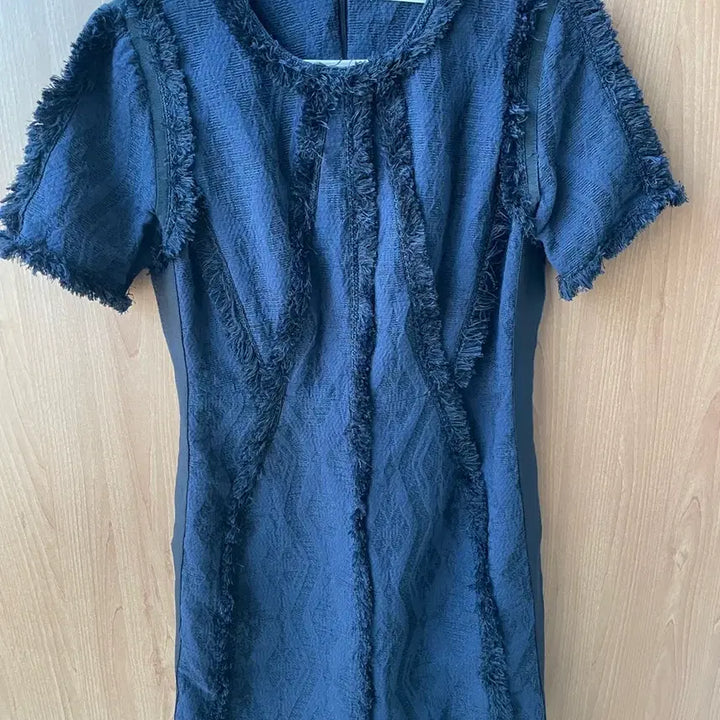 [BUNJANG] Second Floor Fringe Mini Dress / 세컨트플로어 프린지 원피스