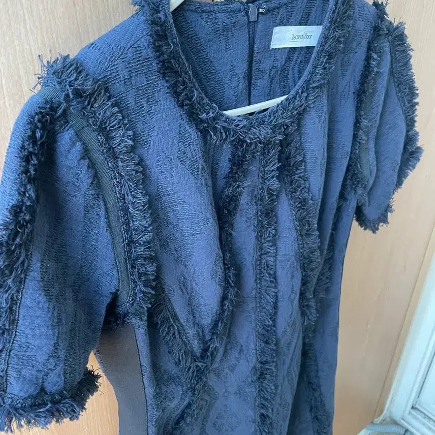 [BUNJANG] Second Floor Fringe Mini Dress / 세컨트플로어 프린지 원피스