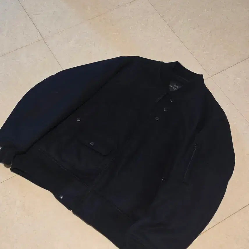 [BUNJANG] Uniqlo x Engineered Garments Pufftech Blouson Navy / 유니클로 x 엔지니어드 가먼츠 퍼프테크 숏 블루종 네이비