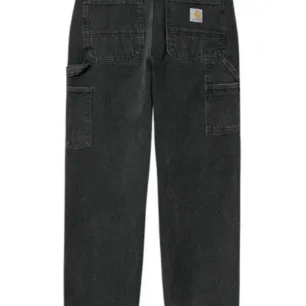 [SOLD OUT] 칼하트 WIP 스미스 데님 싱글 니 팬츠 블랙 스톤 워시드 바지