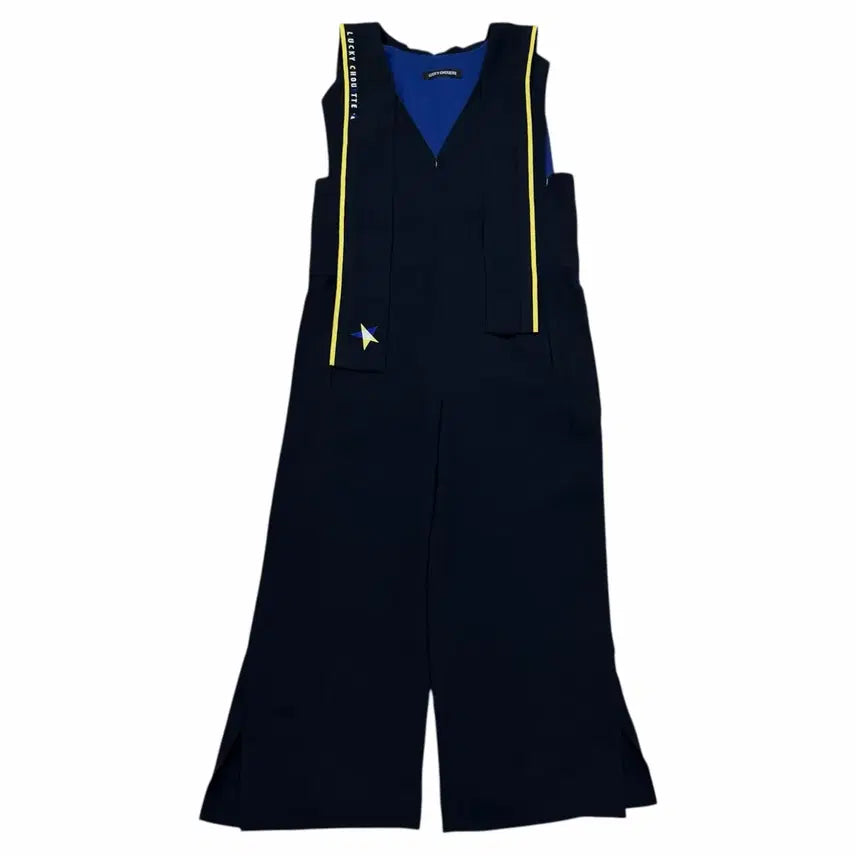 [BUNJANG] Lucky Chouette Navy Jumpsuit Pants (Size 36) / 럭키슈에뜨 세일러 세라 네이비 점프수트 팬츠 바지 36