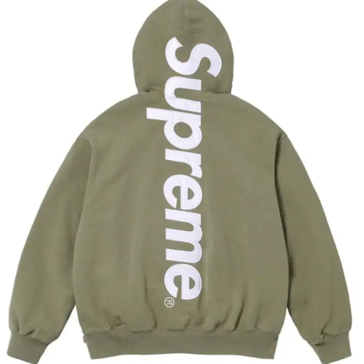 [BUNJANG] Supreme Satin Applique Hoodie / 슈프림 사틴 아플리케 후드