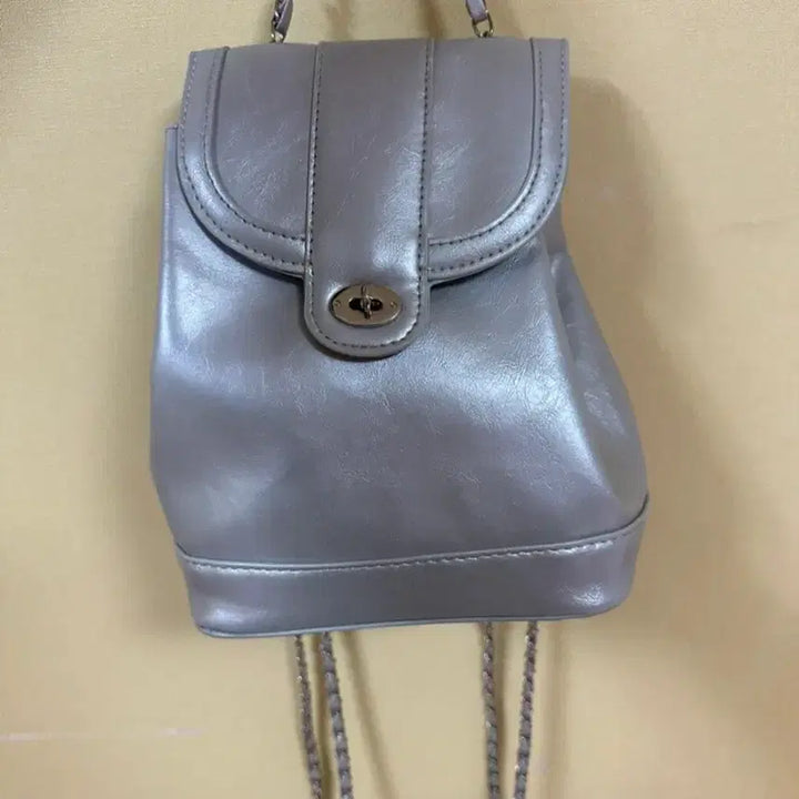 [BUNJANG] Mini Silver Chain Backpack / 미니 체인 백팩 은색