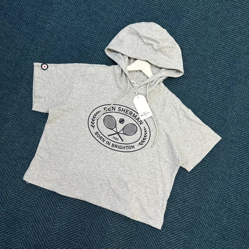 [BUNJANG] Ben Sherman Women's Short Sleeve Hoodie / [여성85] 벤셔먼 반팔 후드티 만원샵