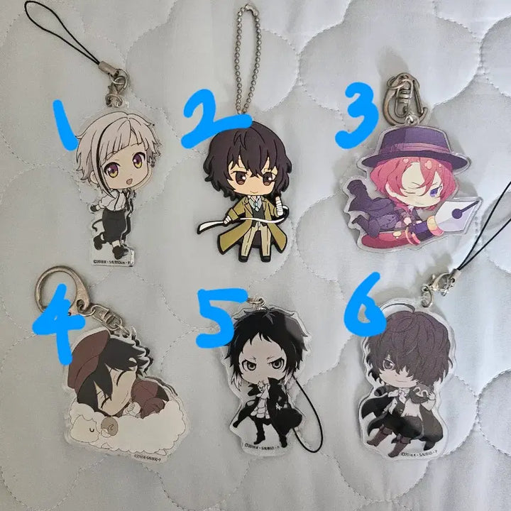 [BUNJANG] Bungo Stray Dogs Keyring / 문호스트레이독스 키링 팝니다!