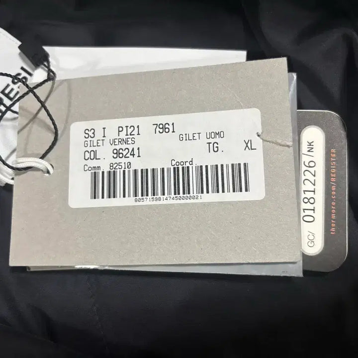 [BUNJANG] ASPESI Zip-Up Vest / ASPESI 아스페시 질레 집업 베스트