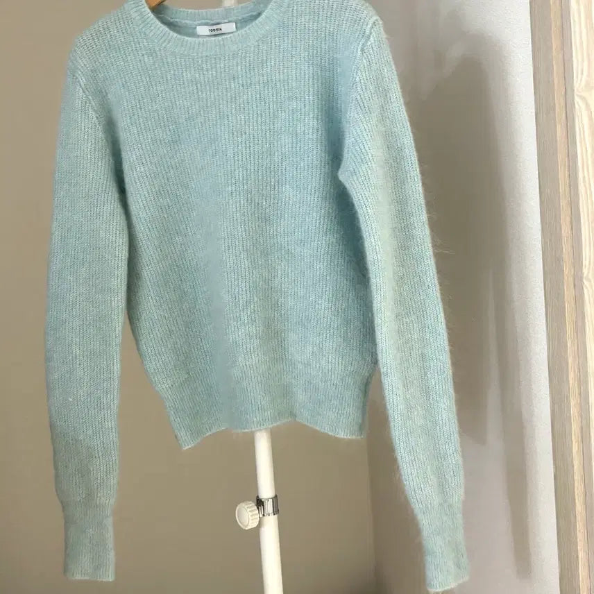 [BUNJANG] Room K Mohair Knit Sky Blue / 룸케이 모헤어 니트 하늘색