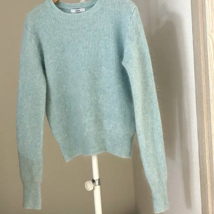 [BUNJANG] Room K Mohair Knit Sky Blue / 룸케이 모헤어 니트 하늘색