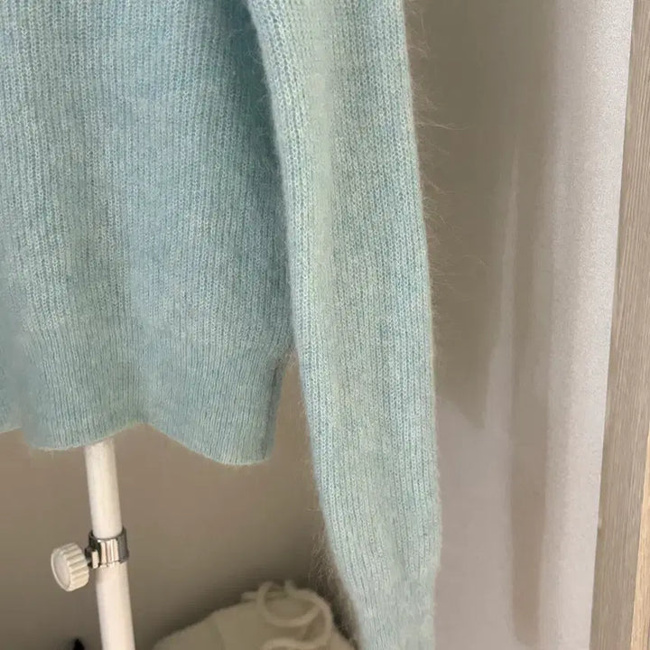 [BUNJANG] Room K Mohair Knit Sky Blue / 룸케이 모헤어 니트 하늘색