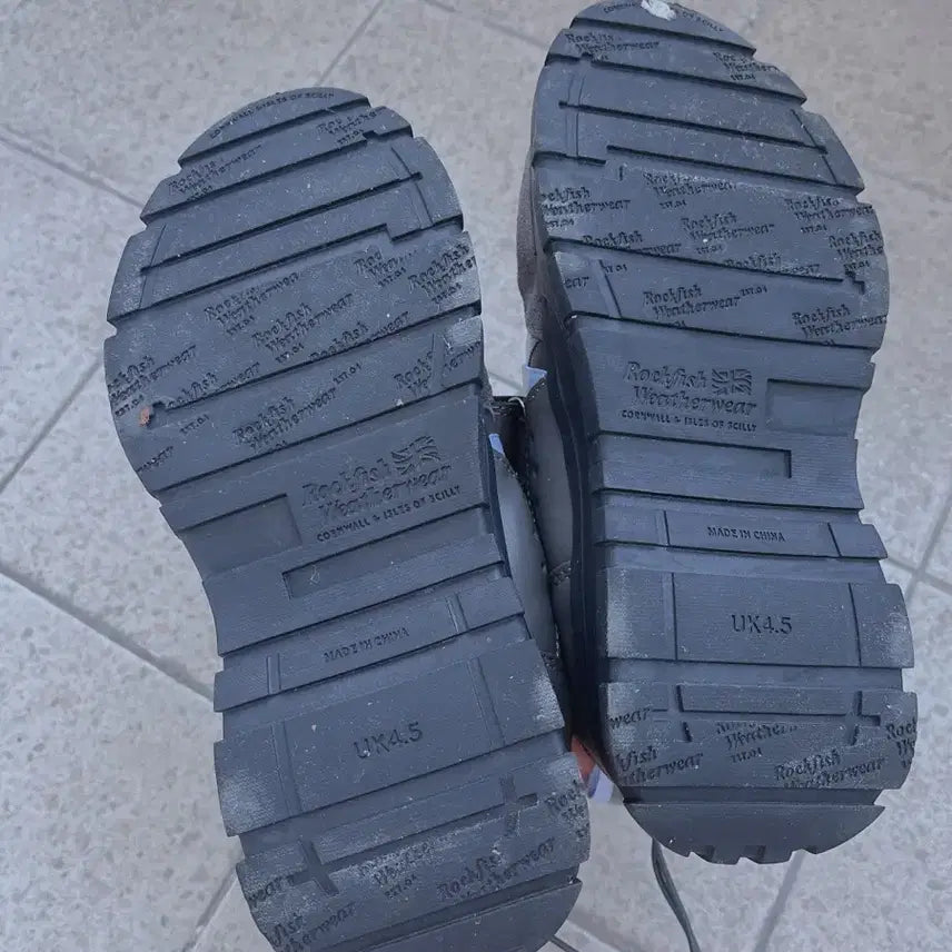 [BUNJANG] Rockfish Weatherwear Dark Gray 240 Shoes / 락피쉬웨더웨어 다크그레이 240