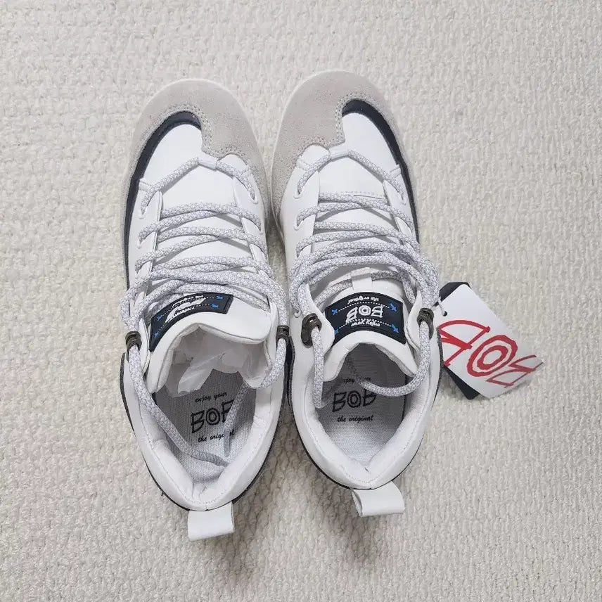 [BUNJANG] BOB White Canvas Sneakers / BOB 패션 골프화 BTWC 1503. 235. 새상품