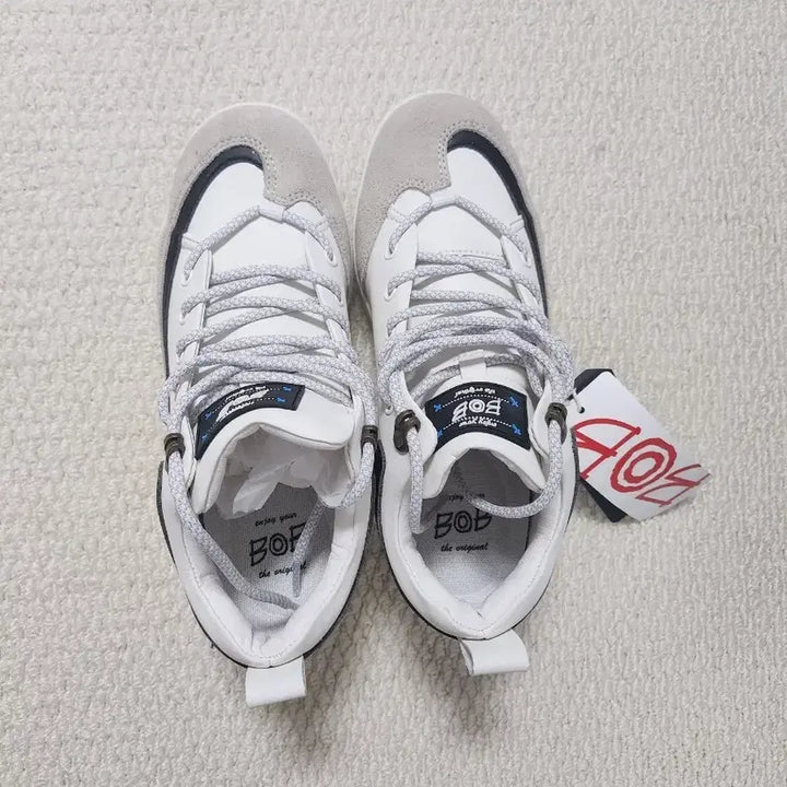 [BUNJANG] BOB White Canvas Sneakers / BOB 패션 골프화 BTWC 1503. 235. 새상품