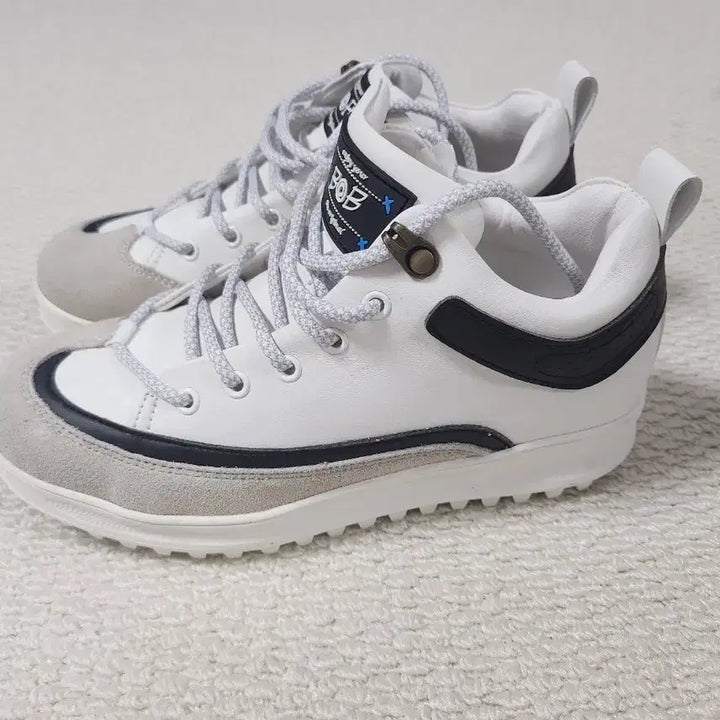 [BUNJANG] BOB White Canvas Sneakers / BOB 패션 골프화 BTWC 1503. 235. 새상품