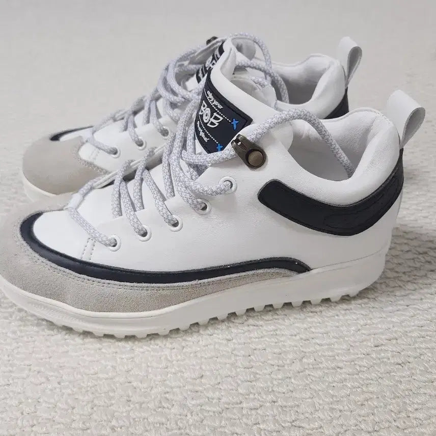 [BUNJANG] BOB White Canvas Sneakers / BOB 패션 골프화 BTWC 1503. 235. 새상품