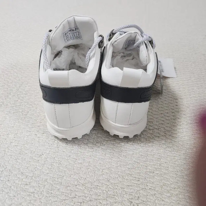 [BUNJANG] BOB White Canvas Sneakers / BOB 패션 골프화 BTWC 1503. 235. 새상품