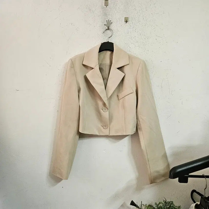 [BUNJANG] Beige Crop Jacket Women&