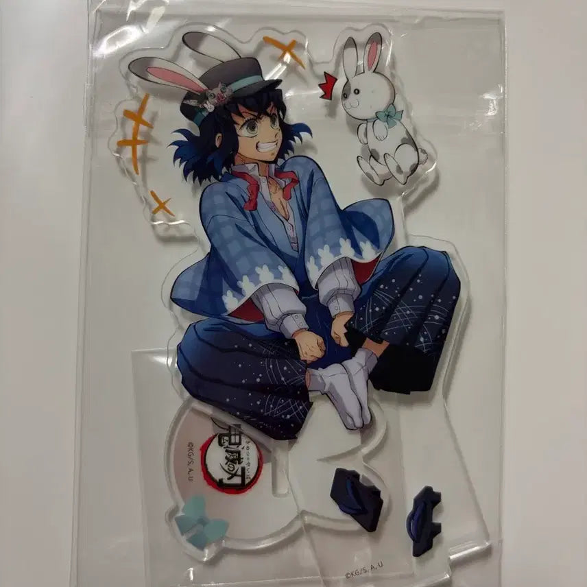 [BUNJANG] Demon Slayer Inosuke Rabbit Year Acrylic Stand (Sealed) / 귀칼 토끼의해 묘년 이노스케 아크릴 스탠드 미개봉