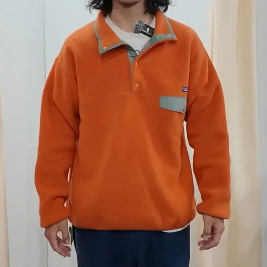 [BUNJANG] Patagonia Synchilla Snap-T Fleece Jacket / 90s 빈티지파타고니아 신칠라 스냅티 오렌지 L